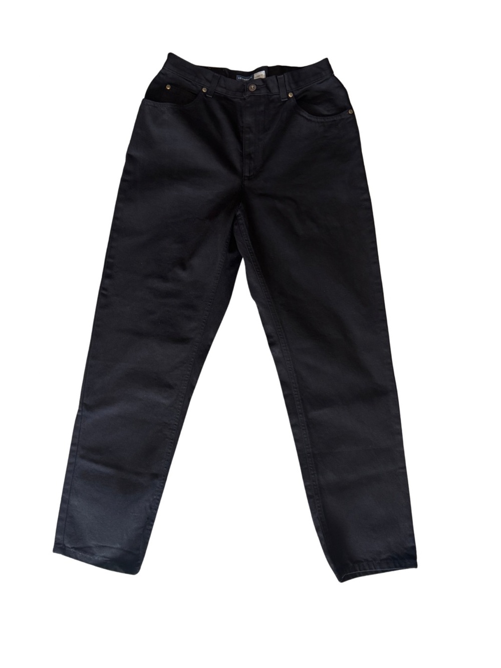 Liz Claiborne Classic Fit Black Jeans • Size 12R • NWT • Curved Waist & Hip